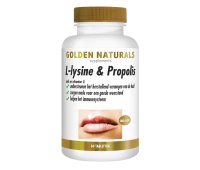 Golden Naturals L-lysine & Propolis Vegan 60 tabletten