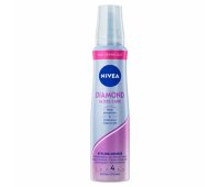 Nivea Diamond Gloss Care Styling Mousse Extra Sterk