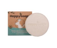 HappySoaps 3-in-1 Travel Wash Bar Beach Breeze