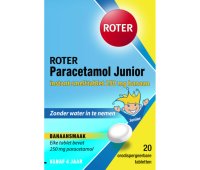 Roter Paracetamol Junior 250 mg Smelttabletten