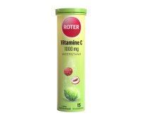 Roter Vitamine C 1000 mg Lime-Lychee bruistabletten
