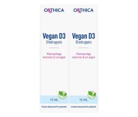 Orthica Vegan D3 druppels voordeelverpakking