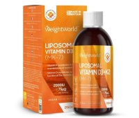 WeightWorld Liposomale vitamine D3 + K2 mk 7 2000 IE