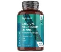 WeightWorld Calcium Magnesium Zink met Vitamine D3