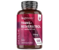 WeightWorld Resveratrol 550 mg met quercetine