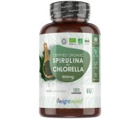 WeightWorld Chlorella Spirulina 1500 mg 180 Capsules
