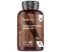 WeightWorld Lijnzaadolie softgels 1000 mg Omega 3 6 9