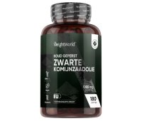 WeightWorld Zwarte komijn olie 1000 mg 180 softgels