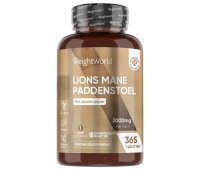 WeightWorld Lion's mane 2000mg 365 tabletten 50% polyfenolen