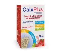 CalxPlus Aardbei Kauwtabletten