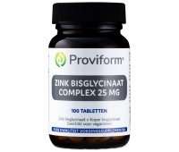 Proviform Zink bisglycinaat 25 mg complex