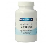 Nova Vitae Betaine HCI met pepsine