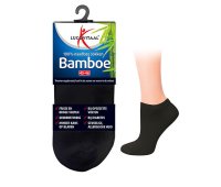 Lucovitaal Bamboe Enkelsok Zwart Maat 39-42