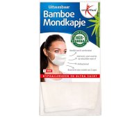 Lucovitaal Bamboe Mondkapje Wit