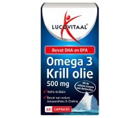 Lucovitaal Omega 3 Krill olie 500 mg