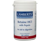 Lamberts Betaine HCL 324mg/Pepsine 5mg