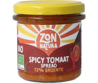 Zonnatura Groentespread spicy tomato bio