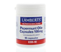 Lamberts Pepermuntolie 100 mg vegan capsules