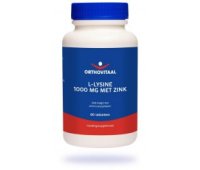 Orthovitaal L-Lysine 1000 mg met Zink
