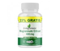 Livinggreens Magnesium citraat 400mg voordeelverpakking