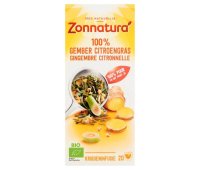 Zonnatura Gember citroengras thee bio