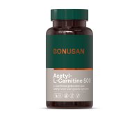 Bonusan Acetyl L carnitine 500 vegan capsules