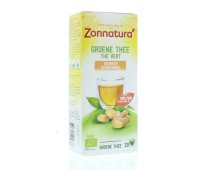 Zonnatura Groene thee gember bio
