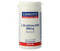 Lamberts L-Ornithine 500 mg 60 vegan capsules