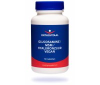 Orthovitaal Glucosamine/MSM/Hyaluronzuur vegan tabletten