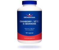 Orthovitaal Cranberry Vitamine C D-Mannose vegan capsules