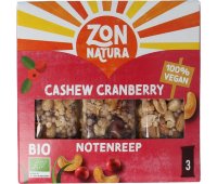 Zonnatura Notenreep Cashew Cranberry Bio