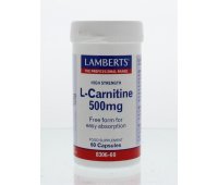 Lamberts L-Carnitine 500 mg vegan capsules
