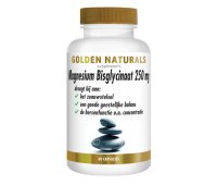 Golden Naturals Magnesium Bisglycinaat 250mg 60 vegacapsules