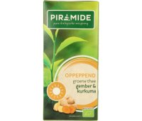 Piramide Groene Thee Oppeppend Gember & Kurkuma