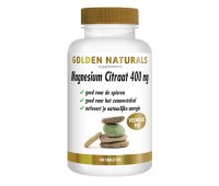 Golden Naturals Magnesium Citraat 400mg Vegan