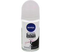 Nivea Deodorant roller invisible black & white clear