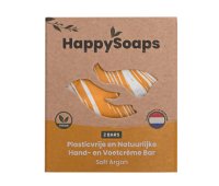 HappySoaps Hand- en Voetcrème Bar Soft Argan