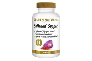 Golden Naturals Saffraan Support 60 capsules