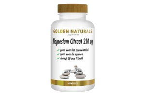 Golden Naturals Magnesium Citraat 250mg