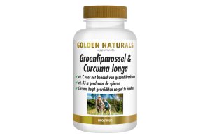 Golden Naturals Groenlipmossel & Curcuma Longa 60 capsules