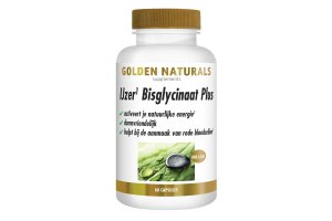 Golden Naturals IJzer Bisglycinaat Plus 60 vegacapsules