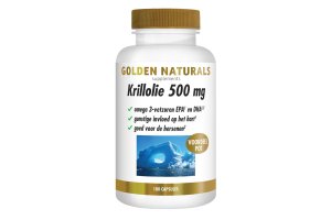 Golden Naturals Krillolie 500mg