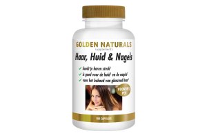 Golden Naturals Haar Huid Nagels supplement 23 ingrediënten