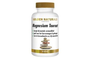 Golden Naturals Magnesium Tauraat 90 vegacapsules