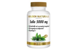 Golden Naturals Salie 5000mg 60 veganistische capsules