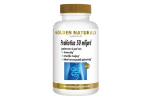 Golden Naturals Probiotica 50 miljard maagsapresistent 14 vegacapsules