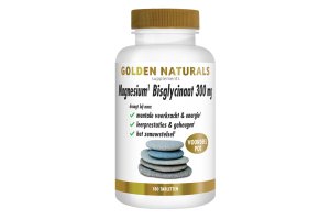 Golden Naturals Magnesium Bisglycinaat 300mg Vegan