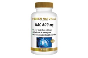 Golden Naturals NAC 600mg vegacapsules