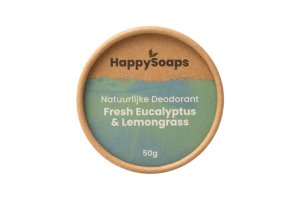HappySoaps Natuurlijke Deodorant Eucalyptus en Citroengras
