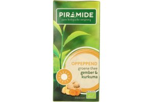 Piramide Groene Thee Oppeppend Gember & Kurkuma
